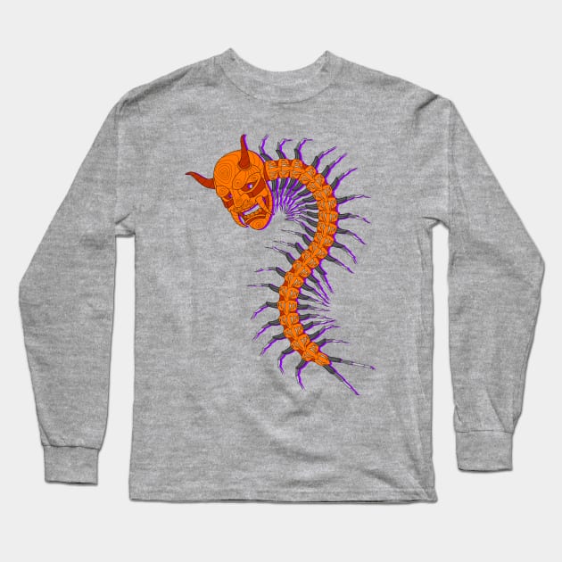 Oni Centipede Long Sleeve T-Shirt by Smaragus